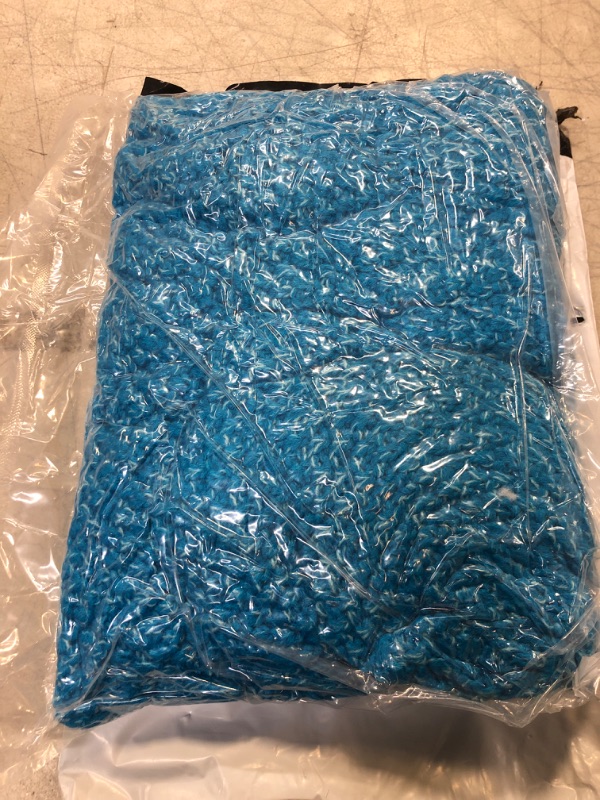 Photo 2 of  Factory sealed---------JR.WHITE Mermaid Tail Blanket for Kids and Adults, Hand Crochet Snuggle Mermaid, All Seasons Seatail Sleeping Bag Blanket(Ocean Blue)