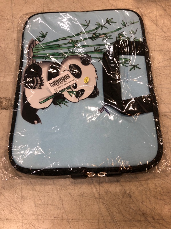 Photo 2 of 11" 11.6" 12" 12.1" 12.5 Inch Laptop Carrying Bag Case Notebook Ultrabook Bag Tablet Cover Neoprene Sleeve Briefcase Bag With Outside Handle For 11 in 11.6 in 12 in 12.1 in 12.5 in Cute Panda