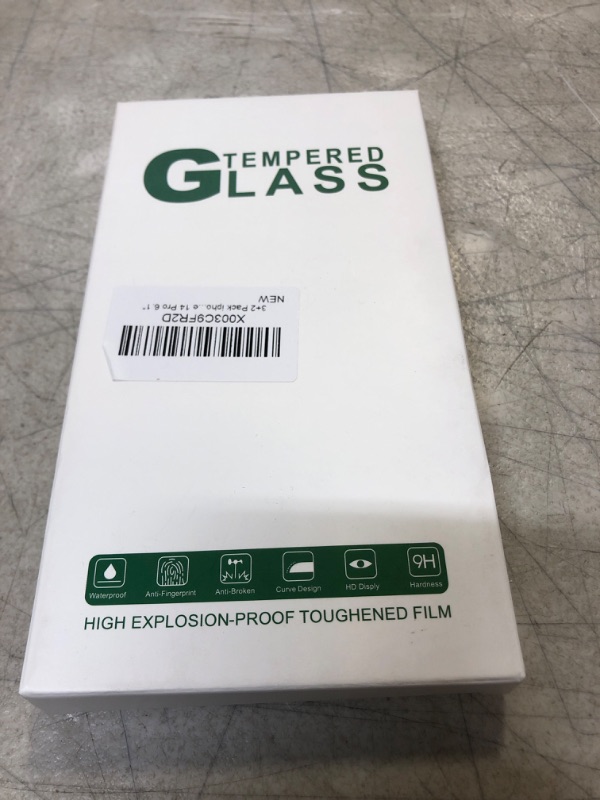 Photo 2 of 3+2 Pack iphone 14 Pro Screen Protector Glass and Camera Lens Protector [9H Hardness]Tempered Glass Screen Protector [Bubble Free] [Ultra HD] Case Friendly Full Coverage,For iphone 14 Pro 6.1" iphone 14 Pro Glass Screen Protector