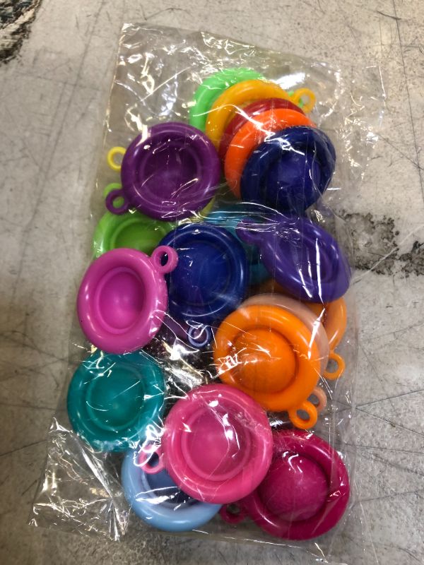 Photo 1 of 20 PCS Mini Pop Christmas Ornaments Fidget Its Sensory Toys Rainbow Pop Stress Relief Keychain Toys Set Party Favors for Kids Adult Christmas Tree Ornaments Set 2022
