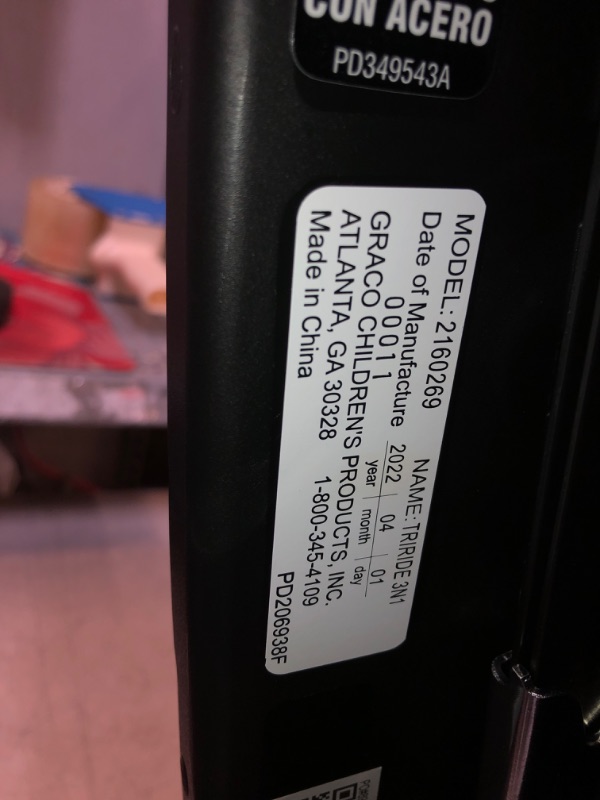 Photo 1 of GRACO TriRide 3 in 1, 3 Modes of Use from Rear Facing to Highback Booster Car Seat, Redmond