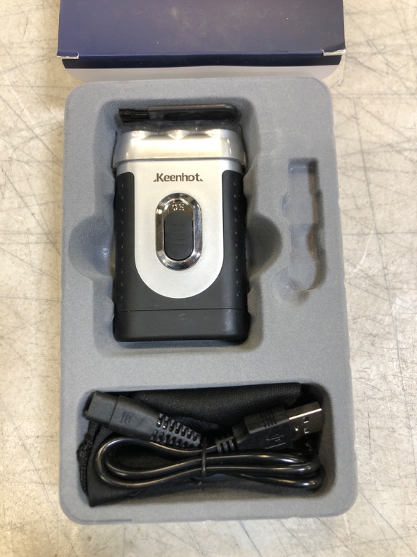Photo 1 of Keenhot Electric Shaver for Men, Travel Razor with PopUp Trimmer, Mini Shaver