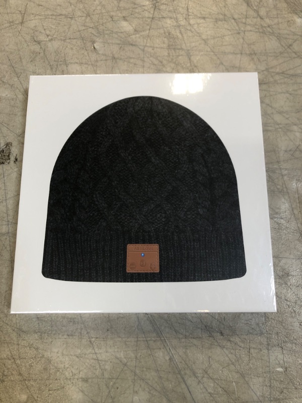 Photo 1 of ASIILOVI Bluetooth Beanie, Bluetooth 5.0 Wireless Winter Warm Double Fleece Lined Knit Hats Cap with MIC HD Speakers
