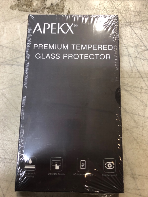 Photo 2 of 2 Pack APEKX Screen Protector for iPhone 12Mini, 5.4 Inches Tempered Glass Film for Apple [Tempered Glass] [HD Clear][No Bubbles][9H Hardness] [Case Friendly] [Alignment Frame Easy Installation] [3D Touch][Guidance Frame Include] 5.4" for iPhone mini