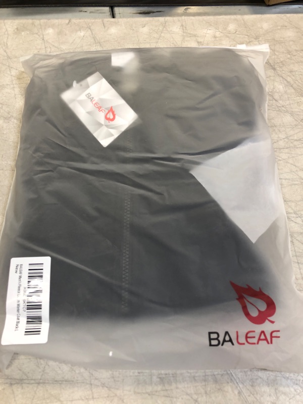 Photo 1 of BALEAF Men's Hoodie Full-Zip Sweatshirts Workout Fleece Lined Winter Heavyweight Jacket with 4 Pockets SIZE L
