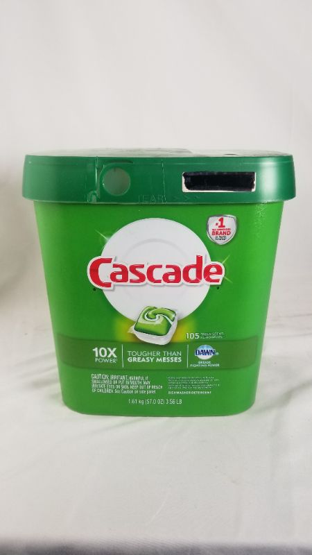 Photo 3 of Cascade Dishwasher Pods, Actinopods' Dishwasher Detergent, Original Fresh, 105 Count