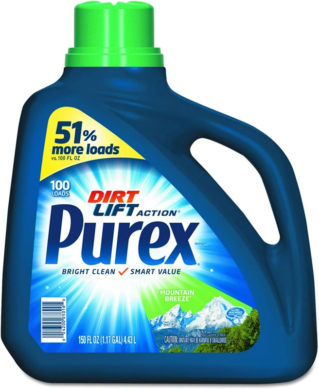 Photo 1 of Purex Mountain Breeze Liquid Laundry Detergent - 163.50FL Oz