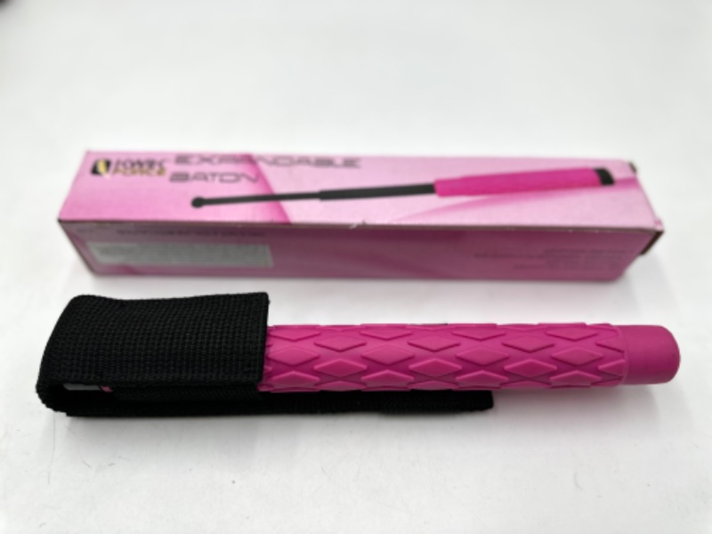 Photo 1 of 26” PINK EXPANDABLE BATON WITH CARRYING CASE NEW