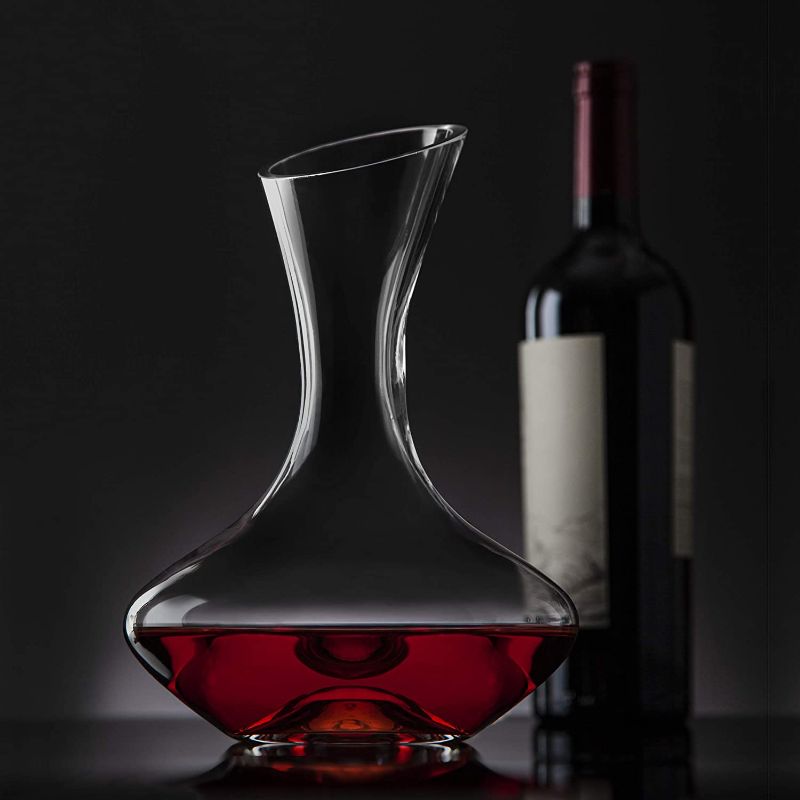 Photo 1 of Godinger Wine Decanter Carafe, Hand Blown Wine Decanter Aerator - Wine Gifts