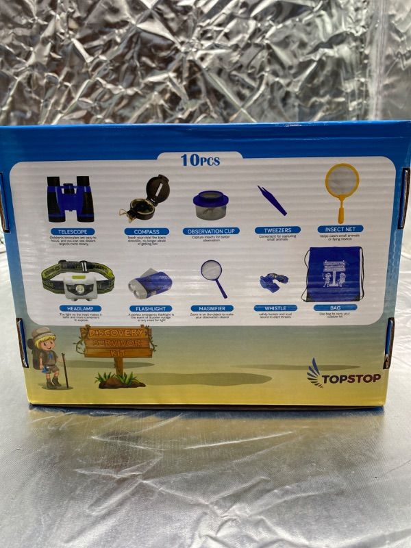 Photo 2 of DISCOVERY SURVIVOR KIT FOR KIDS 10 PCS , AGES 3+ 