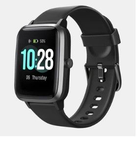 Photo 1 of LETSCOM ID205L Smart Watch – Fitness and Activity Tracking black
