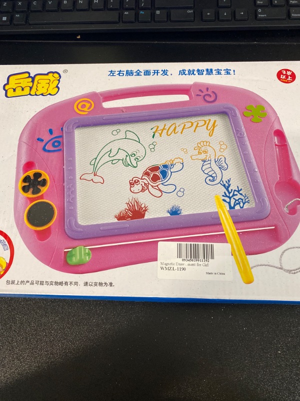 Photo 2 of LOFEE Magna Drawing Doodle Board Present for 1 2 3 4 Year Old Girl,Magnetic Drawing Board Gift for 2 3 4 Year Old Girl Toy Age 1 2 3 Birthday Gift for 2 3 4 Year Old Girls Small Toys for Travel SLHFPX