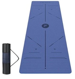 Photo 1 of Letsfit IA2BLUE Yoga Mat With Carrying Case - Blue