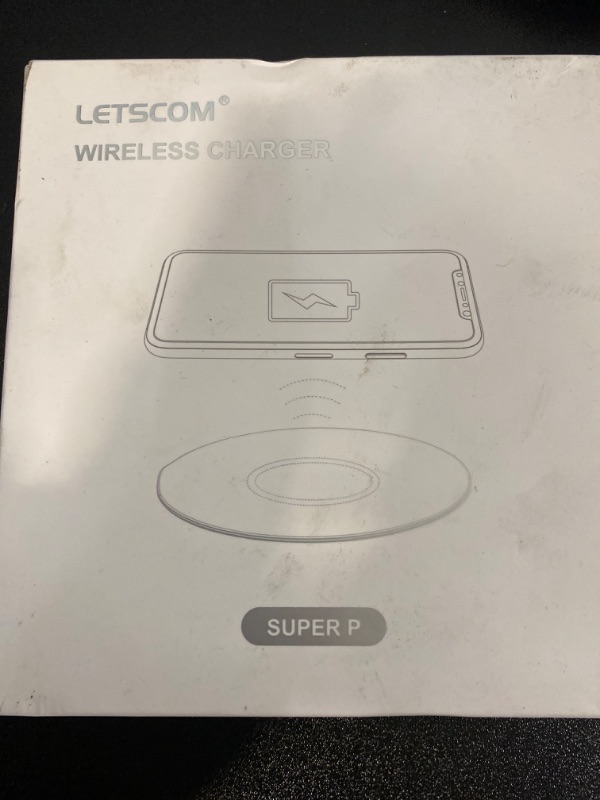 Photo 2 of Letscom Super P 15W Wireless Phone Charger - White