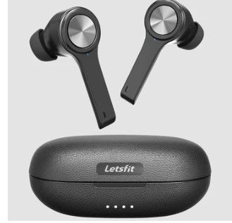 Photo 1 of Letsfit T13 Wireless Earbuds – Touch Control TWS Earbuds black