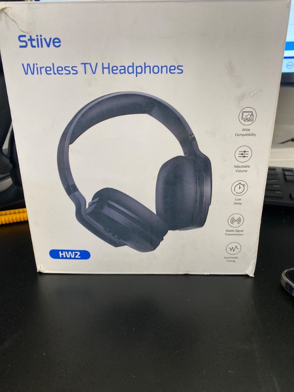 Photo 1 of 
Roll over image to zoom in
Stiive Bluetooth Headphones Over Ear, 100 Hours Playtime Wireless Headphones with Hi-Fi & Deep Bass, Soft Ear Pads & Foldable Wired/Wireless Headset with Built-in Mic for Home Office Black