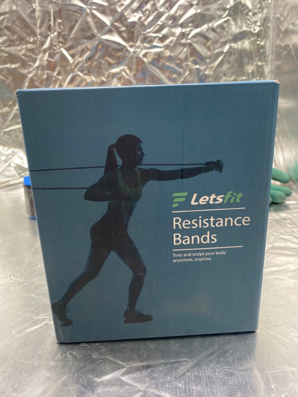 Photo 2 of Letsfit High-quality Home Workout Resistance bands JSD04 with 5 Resistant Levels
