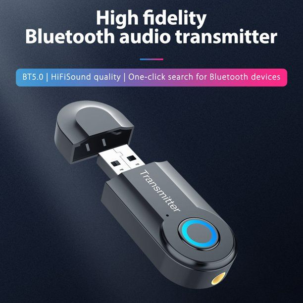 Photo 1 of Bluetooth Wireless Audio Transmitter for TV, PC, Computer, CD Player,Music Player - Portable USB Bluetooth NEW