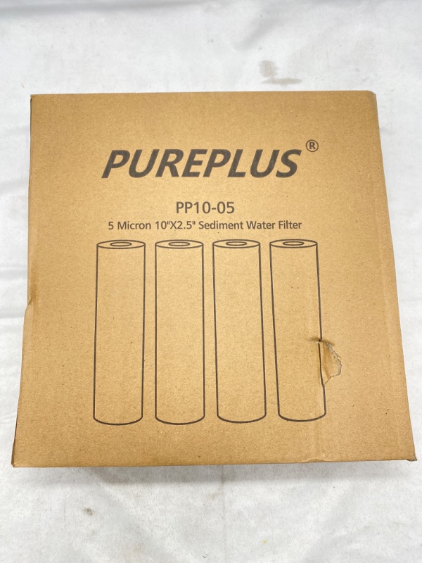Photo 2 of 1 Micron 2.5" x 10" Whole House CTO Carbon Water Filter Cartridge Replacement for Countertop Water Filter System, Dupont WFPFC8002, WFPFC9001, FXWTC, SCWH-5, WHEF-WHWC, WHCF-WHWC, AMZN-SCWH-5, 4Pack 4 Count (Pack of 1) NEW