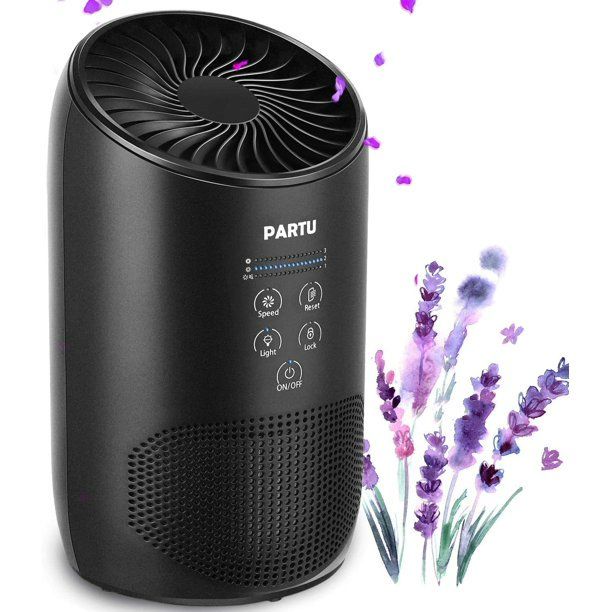 Photo 1 of PARTU Air Purifiers for Home with Aromatherapy, True HEPA Air Purifier with Lock Set, Quiet Air Cleaner for Dust, Smoke, Pets Dander, Pollen, Odors BS-03 NEW