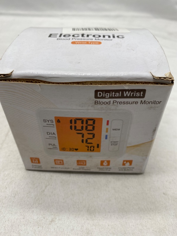Photo 2 of Electronic Digital Wrist Blood Pressure Monitor (Check second photo for the actual Image of the Item) NEW 