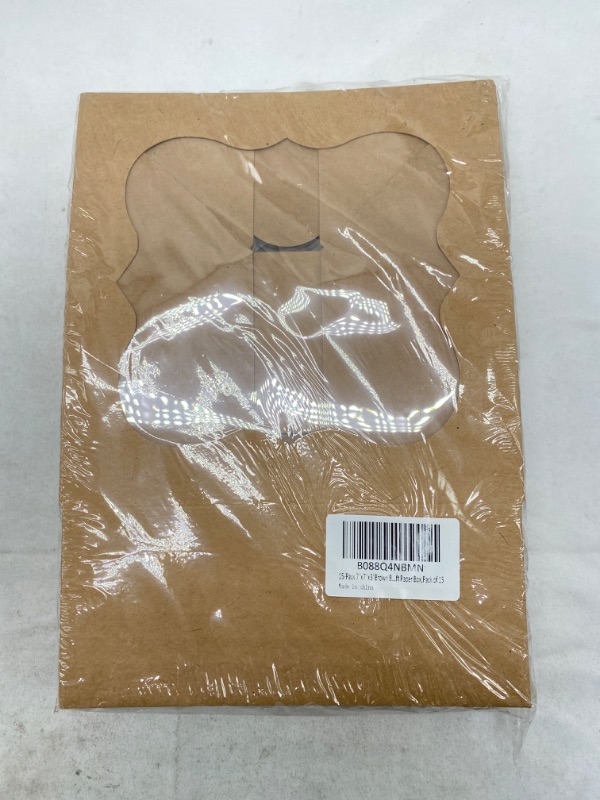 Photo 1 of 15-Pack 7"x7"x3"Brown Bakery Boxes with PVC Window for Pie and Cookies Boxes Medium Natural Craft Paper Cardboard Box,Pack of 15 NEW