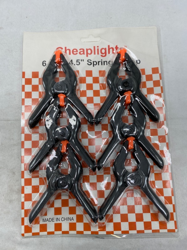 Photo 2 of Heavy Duty Muslin Clamps 4 1/2 inch 6 Pack NEW