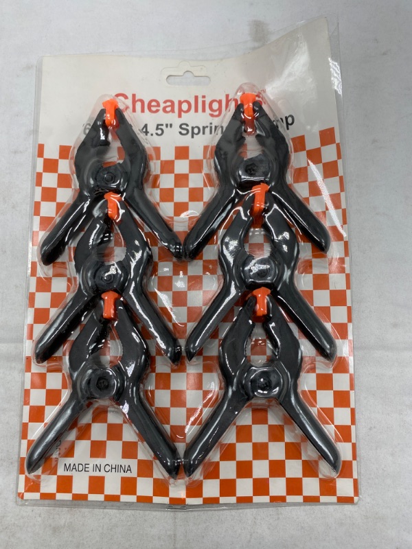 Photo 2 of Heavy Duty Muslin Clamps 4 1/2 inch 6 Pack NEW