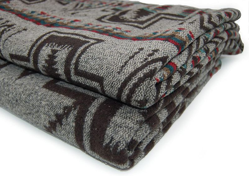 Photo 1 of RUTH&BOAZ Outdoor Wool Blend Blanket Ethnic Inka Pattern(P) NEW