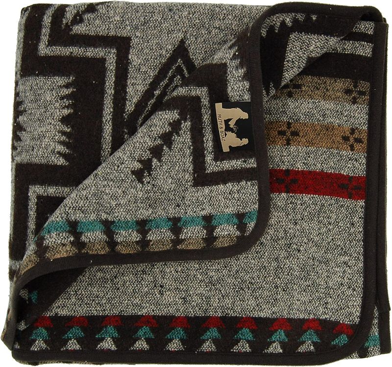 Photo 1 of RUTH&BOAZ Outdoor Wool Blend Blanket Ethnic Inka Pattern(P) NEW