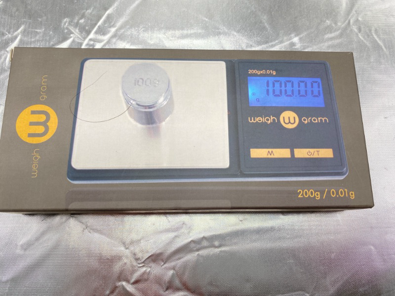 Photo 2 of Weigh Gram Scale Digital Pocket Scale 200g (Check  Second photo for the Image if the item) NEW 