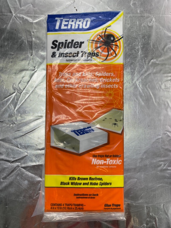 Photo 3 of (PACK OF 3)Non-Toxic Spider and Insect Trap (4-Count) NEW