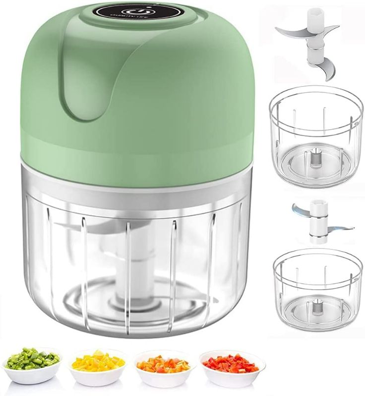 Photo 1 of  Mini Garlic Food Chopper, Electric Veggie Chopper, Grinder Masher , Portable Rechargeable Blender to Vegetable,Wireless  NEW