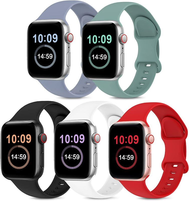 Photo 1 of  5 Pack Bands Compatible with Apple Watch Band 38mm 40mm NEW 