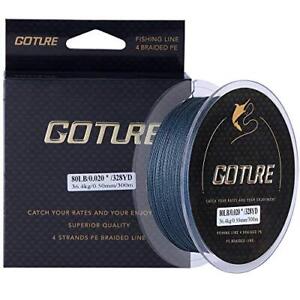 Photo 1 of Goture Fishing Line Braided PE 4 8 Strand 20lb 30lb 50lb 10lb 80lb PE Line  NEW 