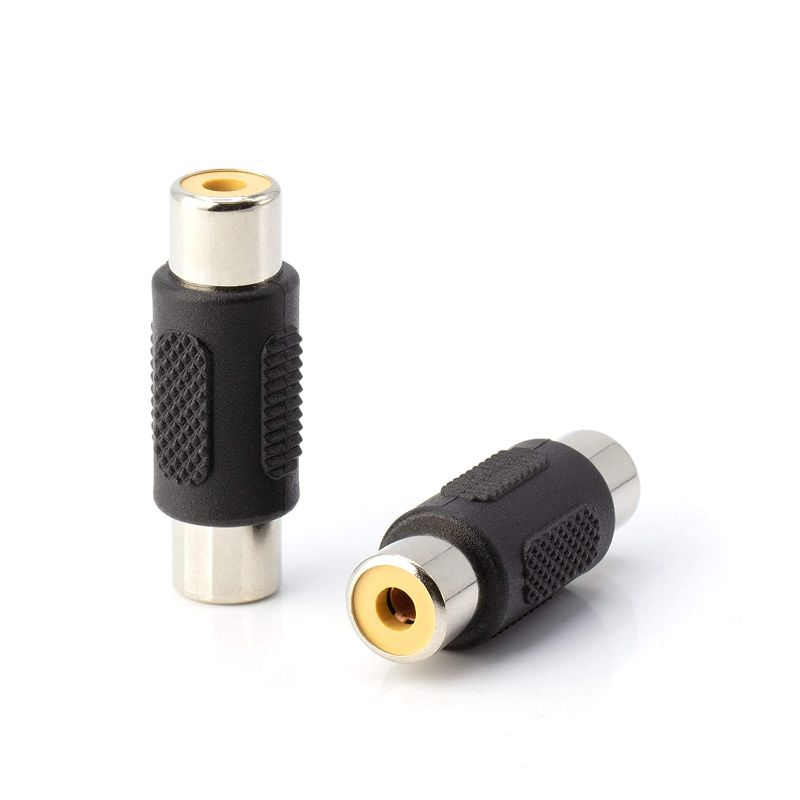 Photo 1 of THE CIMPLE CO RCA Adapter, Female to Female Coupler, Extender, Barrel - Audio Video RCA Connectors, for Audio, Video, S/PDIF, Subwoofer, Phono, Composite, Component, and More - 10 Pack NEW 