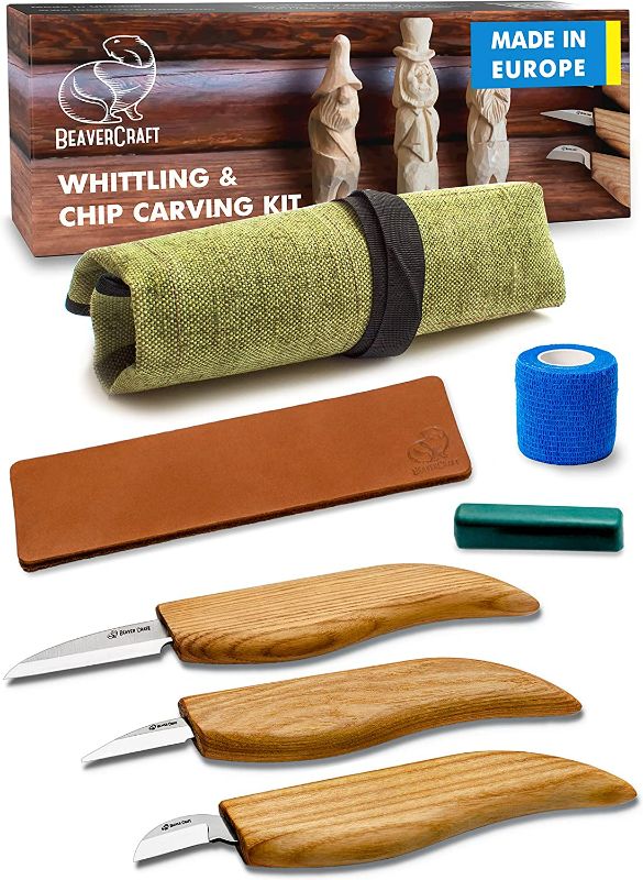Photo 1 of BeaverCraft Whittling Kit Wood Carving Kit for Beginners - Wood Carving Tools Set - NEW 