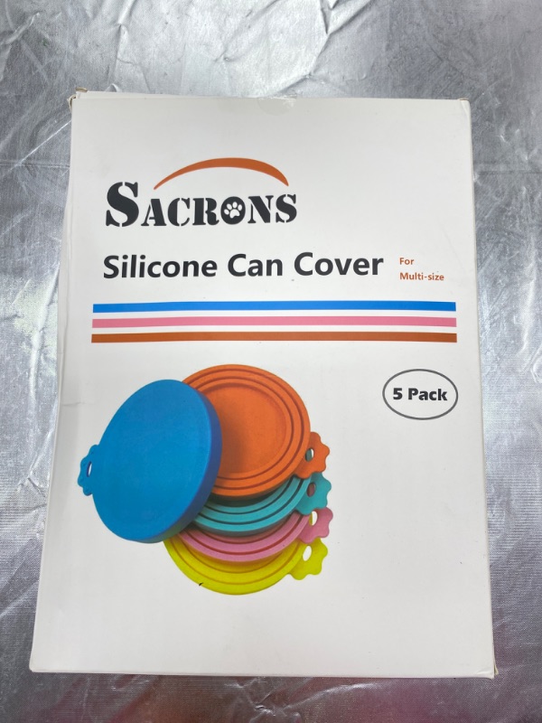 Photo 3 of SACRONS Can Covers Universal Silicone Can Lids for Pet Food Cans Fits Most Standard Size Dog and Cat Can Tops BPA Free NEW