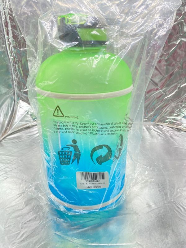 Photo 2 of KEEPTO Motivational 1 Gallon Water Bottle with Straw, BPA Free Gym Water Jug with Time Marker NEW  