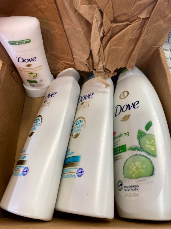 Photo 2 of Dove Set 1 20.4fl Shampoo & Conditioner, Body Wash 22fl oz, Deodorant NEW (see photo for scent)