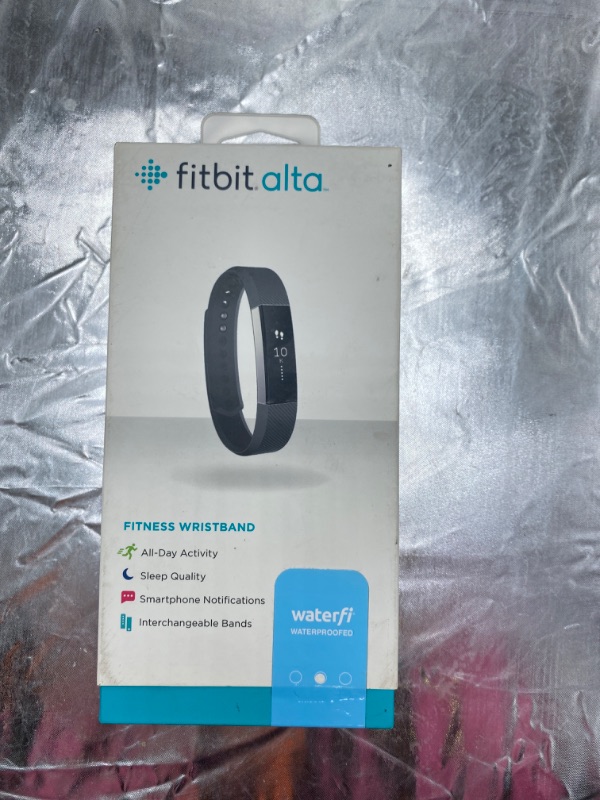 Photo 2 of Waterfi Waterproof Fitbit Alta HR – Silver/Black NEW 