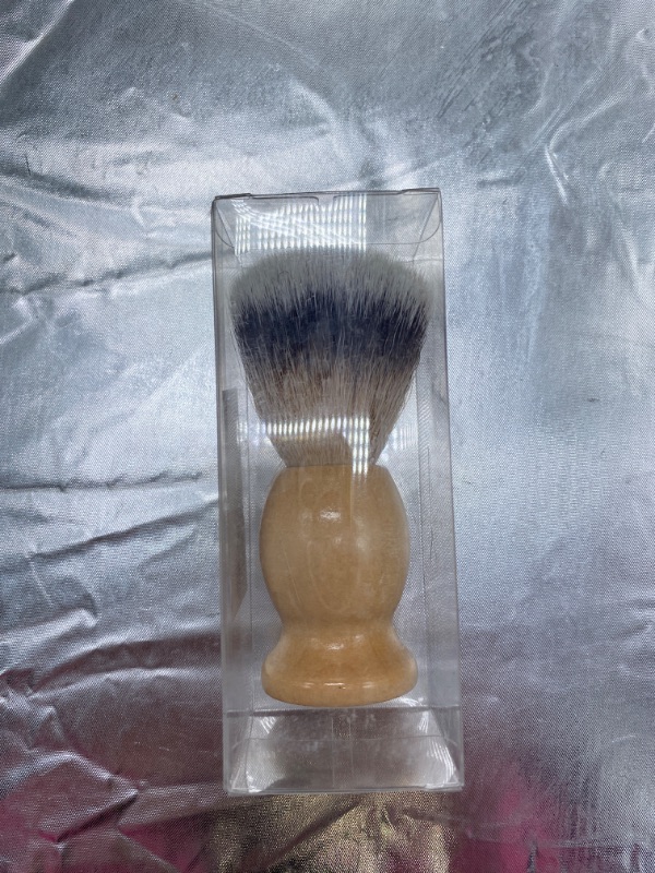 Photo 3 of Hand Crafted Shaving Brush for Men, Wood Handle Hair Salon Shave Brush for Wet Shave Safety Razor, Perfect Father's Day Gifts for Him Dad Boyfriend NEW