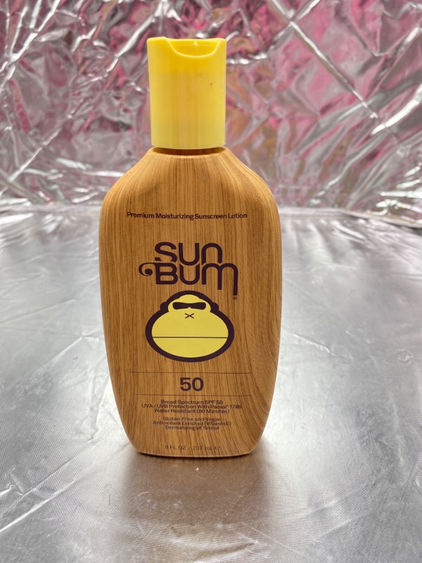 Photo 3 of Sun Bum Original SPF 50 Sunscreen Lotion | Vegan and Reef Friendly (Octinoxate & Oxybenzone Free) Broad Spectrum Moisturizing UVA/UVB Sunscreen with Vitamin E | 8 oz NEW