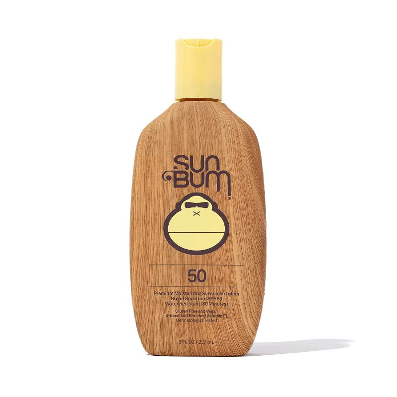 Photo 1 of Sun Bum Original SPF 50 Sunscreen Lotion | Vegan and Reef Friendly (Octinoxate & Oxybenzone Free) Broad Spectrum Moisturizing UVA/UVB Sunscreen with Vitamin E | 8 oz NEW