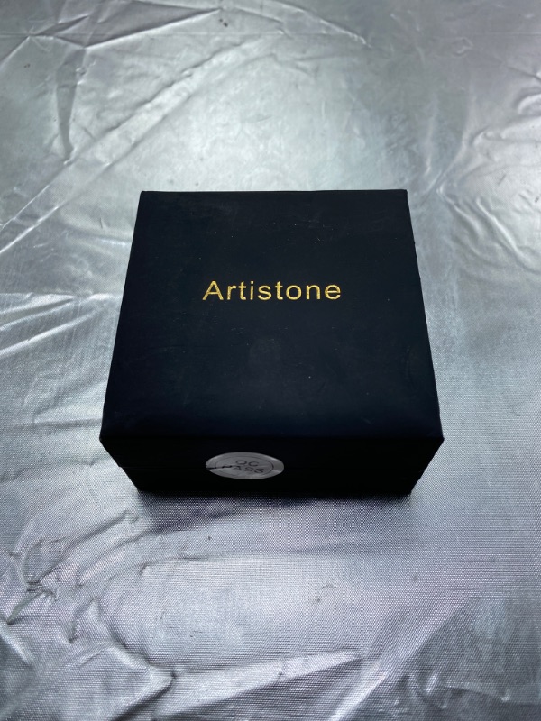 Photo 1 of 1 Piece Artistone 2Elephant Strone Statue with Gift Box (Purple Lepidolite) NEW