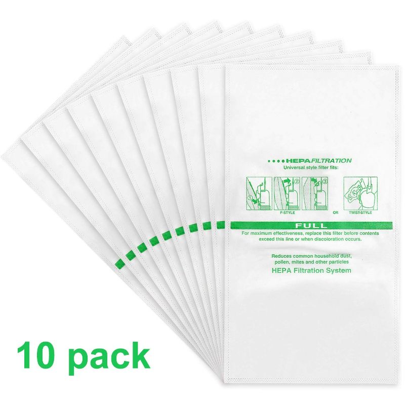 Photo 1 of LINNIW 10 Pack 204814 Micron Magic HEPA Filter Plus Bags Compatible with Kirby Vacuums - Models G4, G5, Gsix, Ultimate G Series, Diamond Edition, Sentria, Sentria II, Avalir, Avalir II NEW