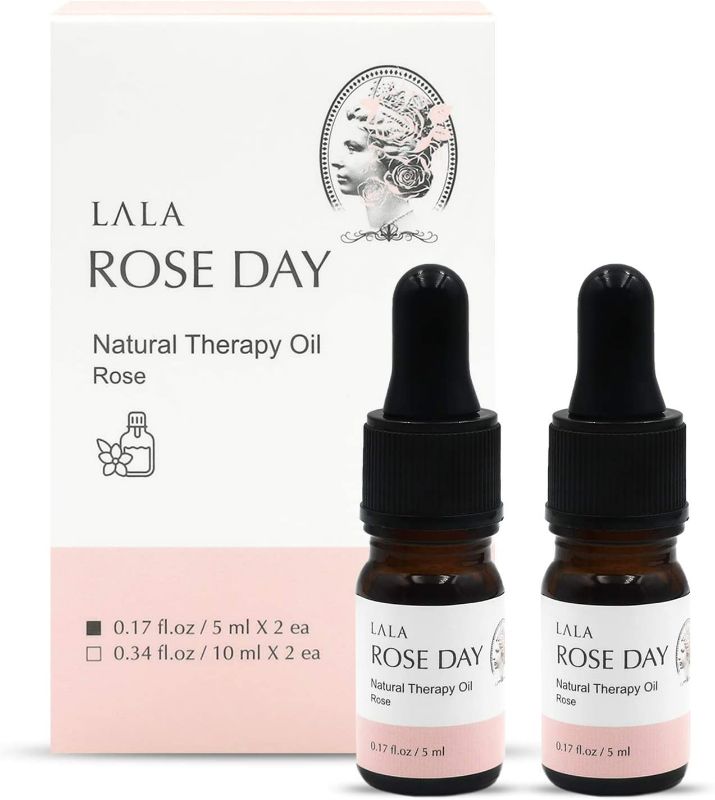 Photo 1 of LALA ROSEDAY Essential Oils PipetteType (5ml) That Remove Sensitive Odors During The Menstrual Period, V Zone Care, Inner Beauty, Inner Perfume, Inner Care (Rose, 2 Pack) NEW