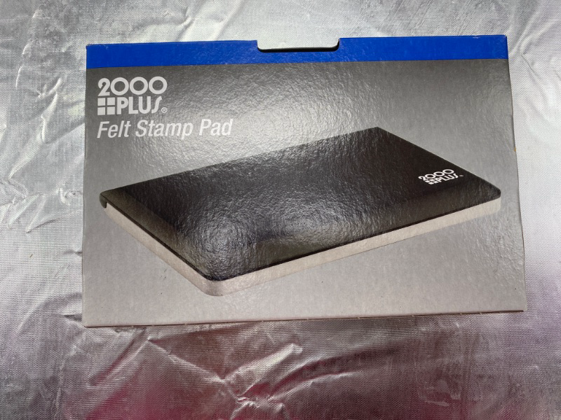 Photo 2 of 1 Pack 2000 PLUS Stamp Pad, Black Ink  NEW