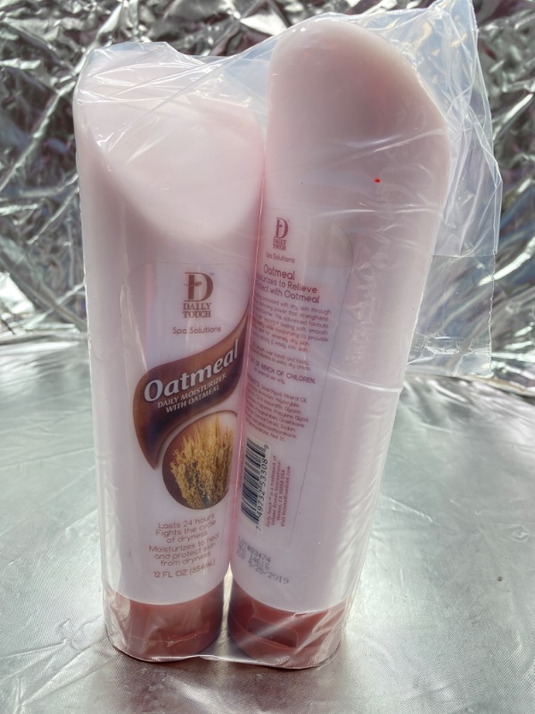 Photo 1 of 2 PACK Daily Touch  Spa Solution  Daily Moisturizer with oatmeal 12fl oz NEW 