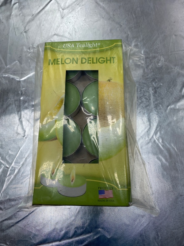 Photo 2 of (3 Set of 8)Melon Delight  Tea Light Candle NEW